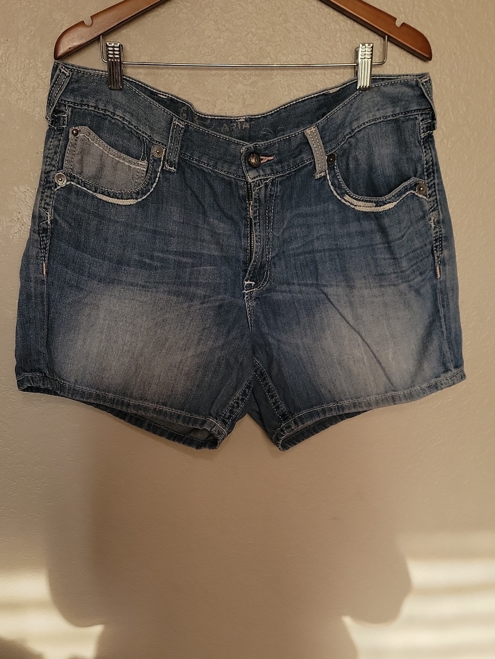 Ariat Women's Faded Blue Denim Shorts